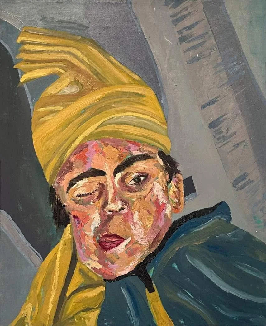 Sarbala, oil on canvas, 2023, by Ayesha Abbas Khan