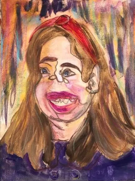 Self Portrait · Polyptych, panel 3